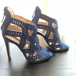 Zara royal blue heels